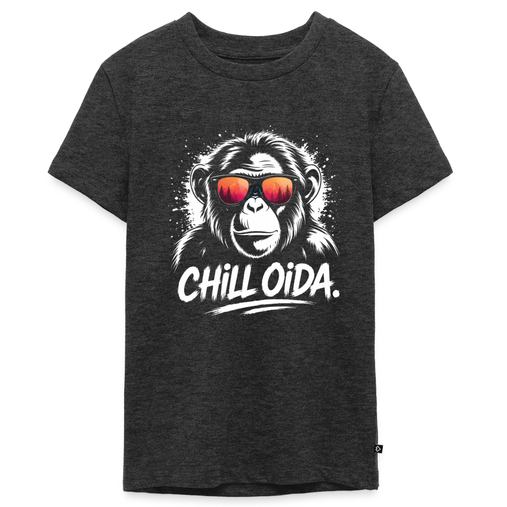 Chill oida - Teenager T-Shirt - Anthrazit meliert