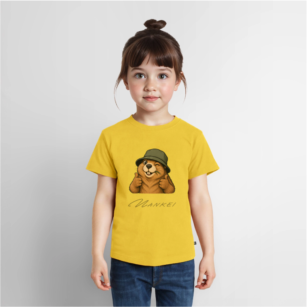 Mankei - Kinder Premium T-Shirt - Sonnengelb