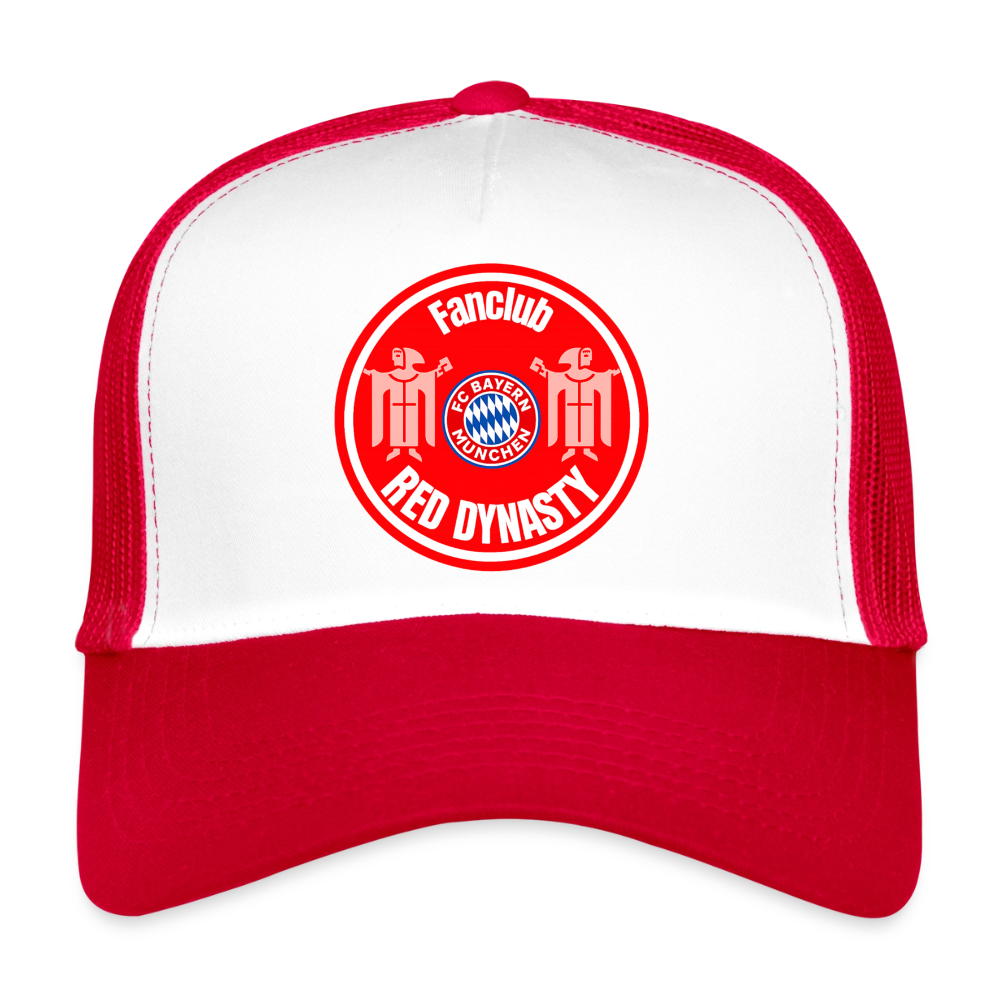 Red Dynasty - Trucker Cap - Weiß/Rot