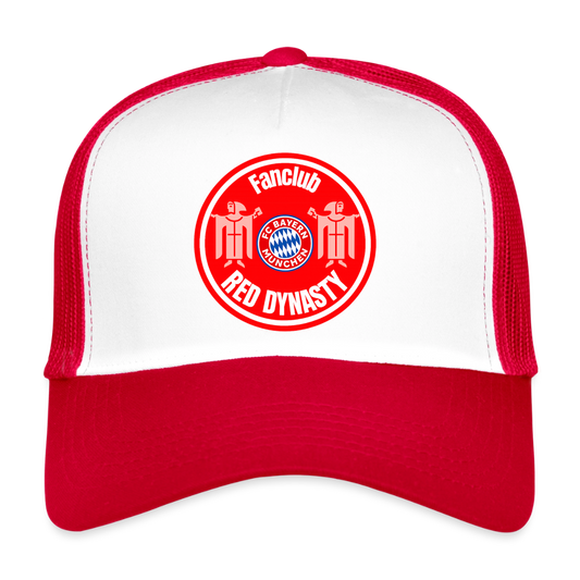 Red Dynasty - Trucker Cap - Weiß/Rot