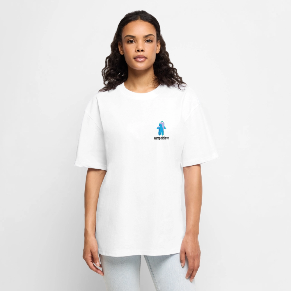 Unisex Premium Oversized T-Shirt Kumpelblase - Weiß