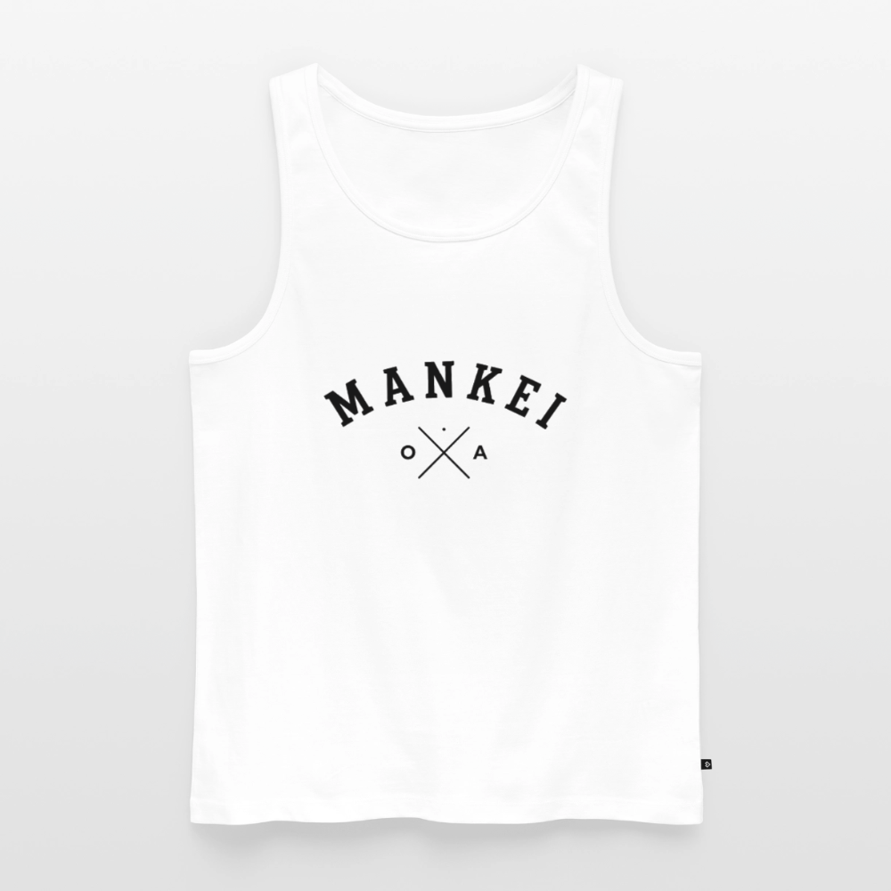 MANKEI classic - Männer Premium Tank Top - Weiß