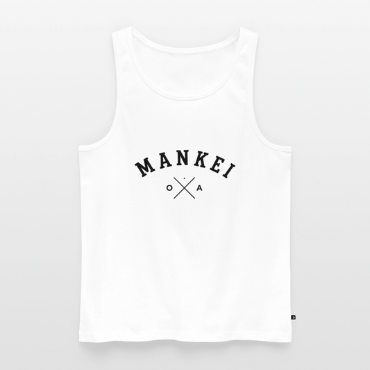 MANKEI classic - Männer Premium Tank Top - Weiß