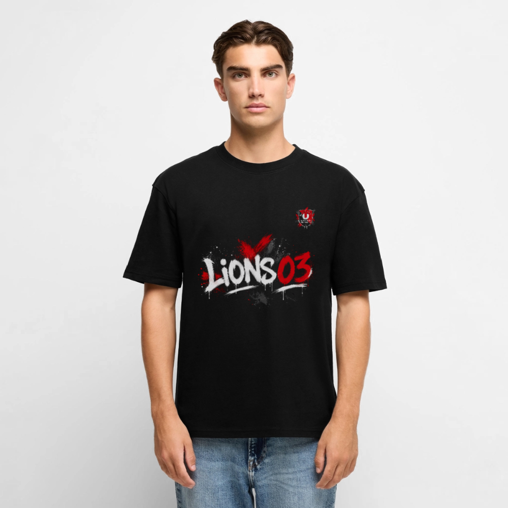 Lions 03 - Bio T-Shirt - Schwarz