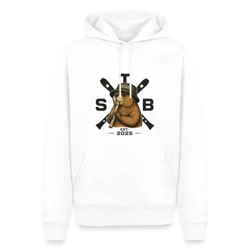 Simon the Bridge - Männer Premium Hoodie - Weiß