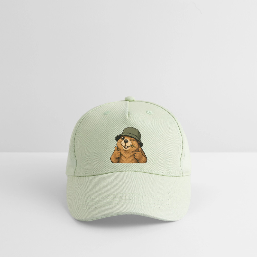 Mankei - Kinder Bio Basecap - Helles Mintgrün