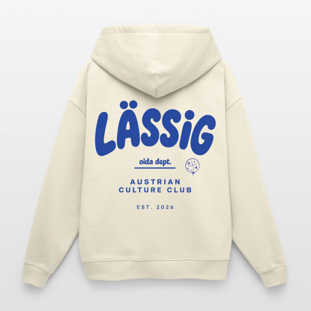 LÄSSIG - OVERSIZED WOMEN's HOODIE - Natur