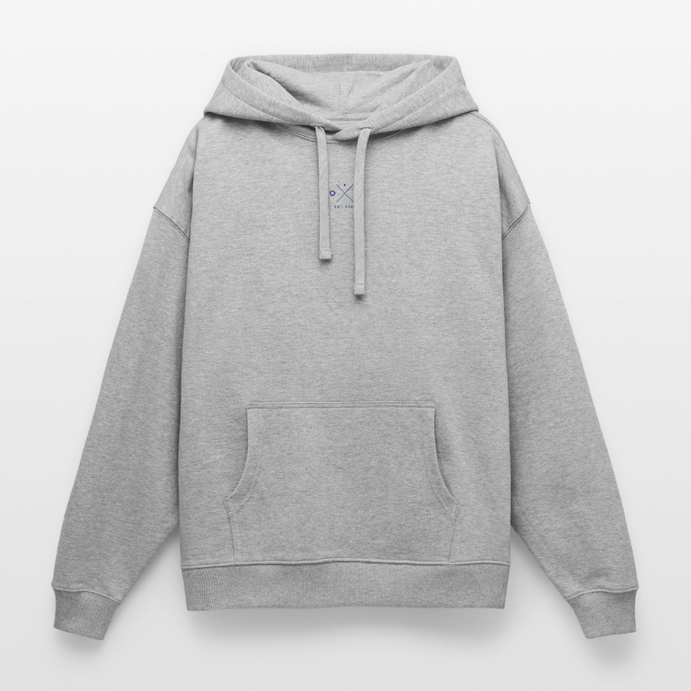 Knorke? - Oversized Frauen Hoodie - Grau meliert