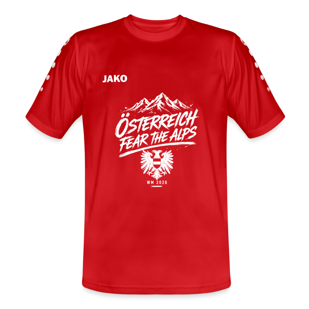 Österreich Fantrikot „Fear the Alps“ rot