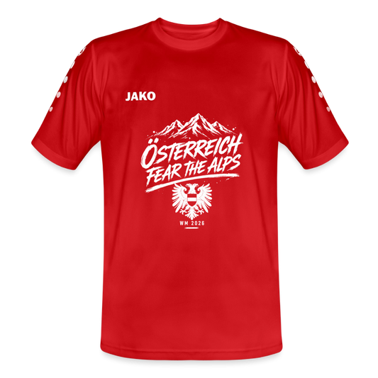 Österreich Fantrikot „Fear the Alps“ rot
