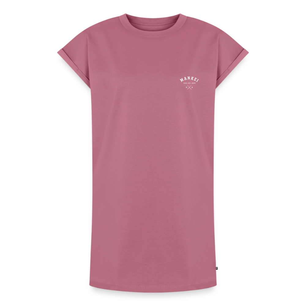 Mankei Classic - Premium Organic T-Shirt Kleid - Mauve