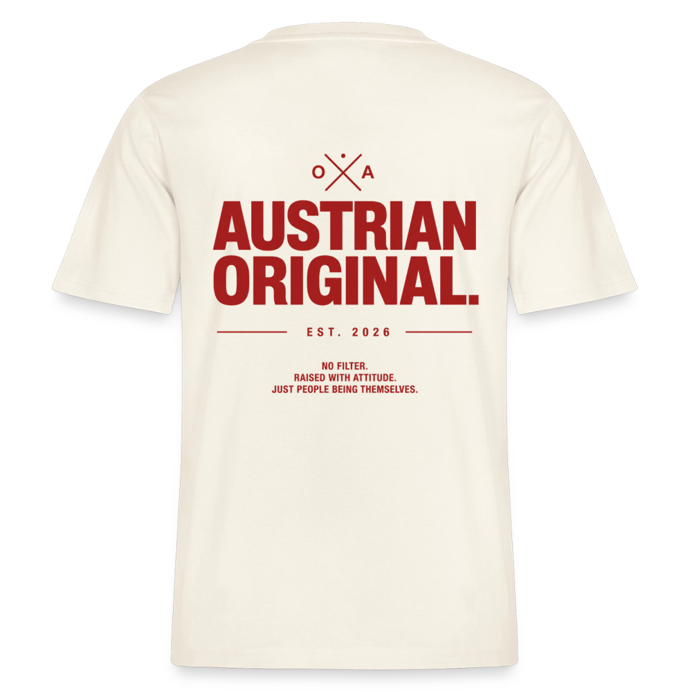 AUSTRIAN ORIGINAL - RELAXED FIT MEN's TEE - Naturweiß 