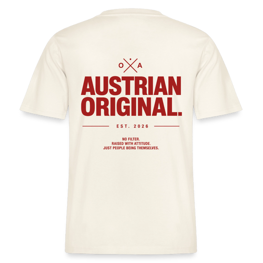AUSTRIAN ORIGINAL - RELAXED FIT MEN's TEE - Naturweiß 