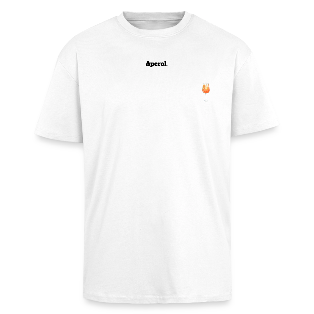 Aperol. - Oversized Heavyweight Unisex T-Shirt - Weiß