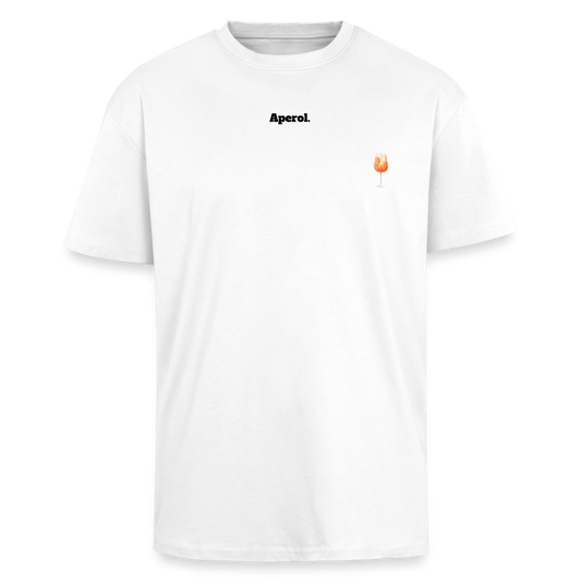 Aperol. - Oversized Heavyweight Unisex T-Shirt - Weiß