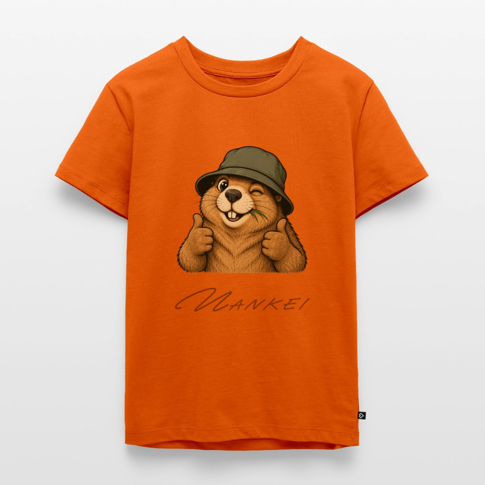 Mankei - Kinder Premium T-Shirt - Orange 