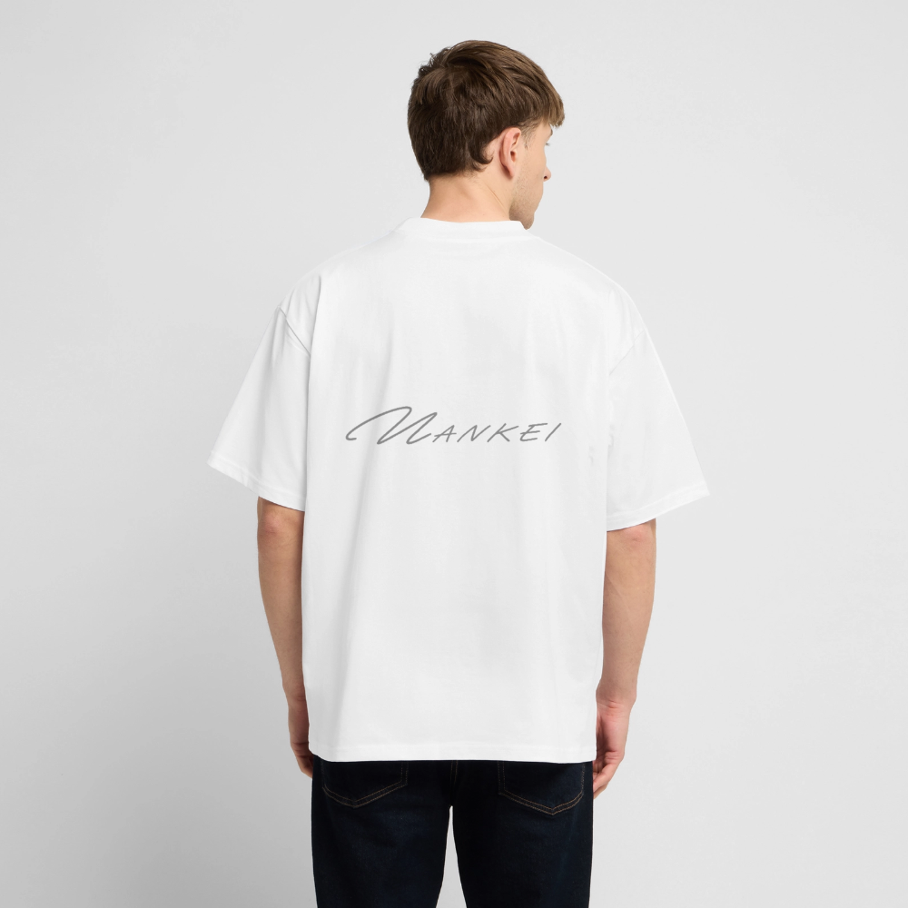 MANKEI washed - Oversized T-Shirt - Weiß
