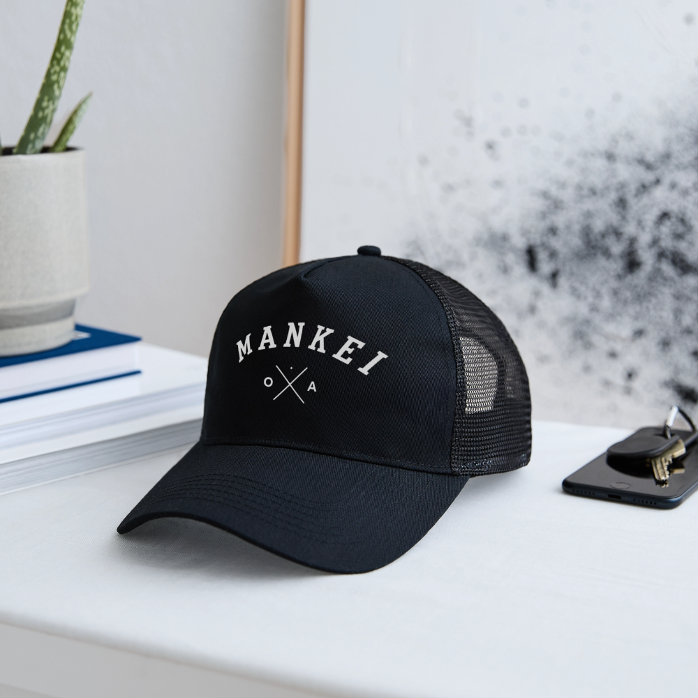 Mankei classic - Trucker Cap - Schwarz/Schwarz