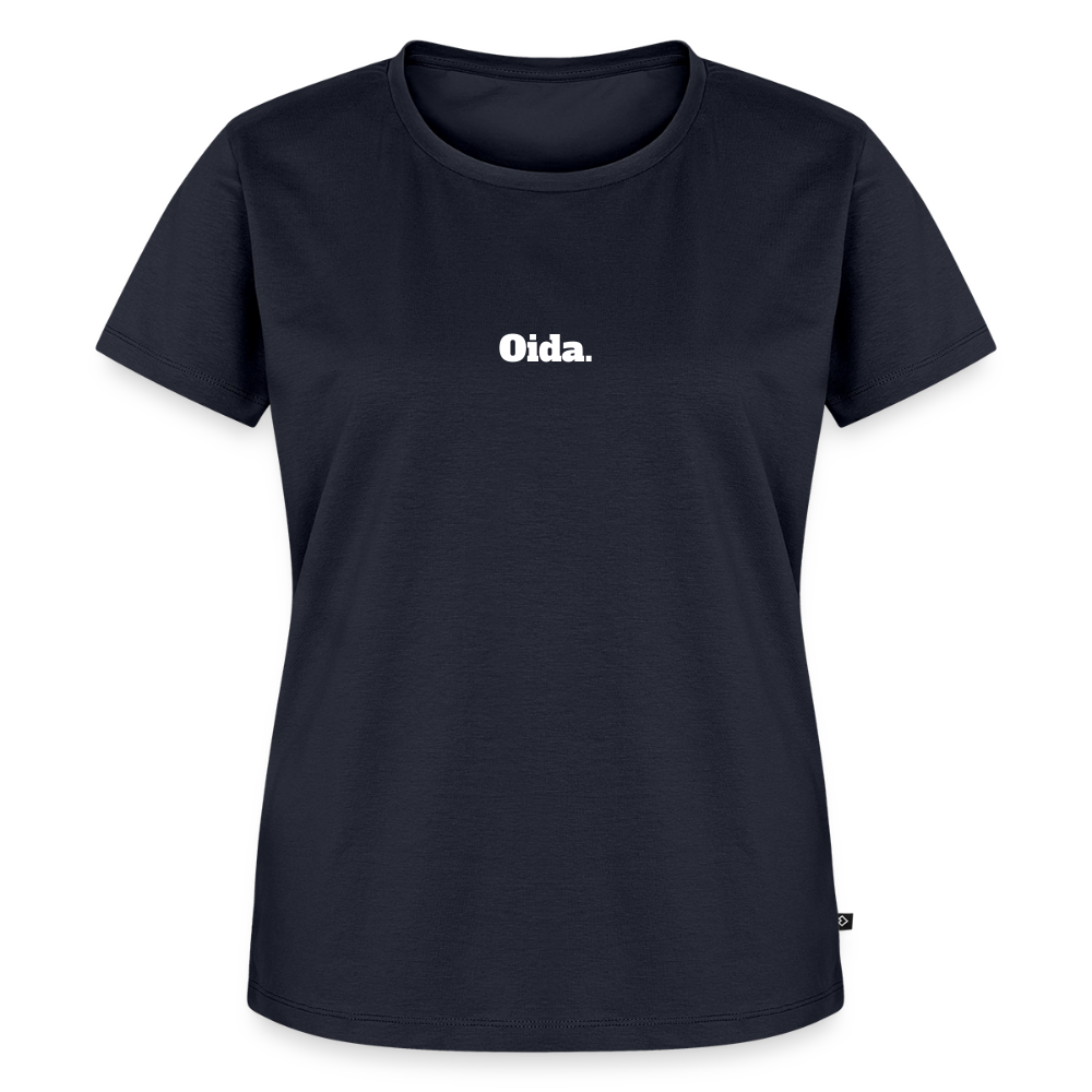 Frauen Premium T-Shirt Oida. - Navy