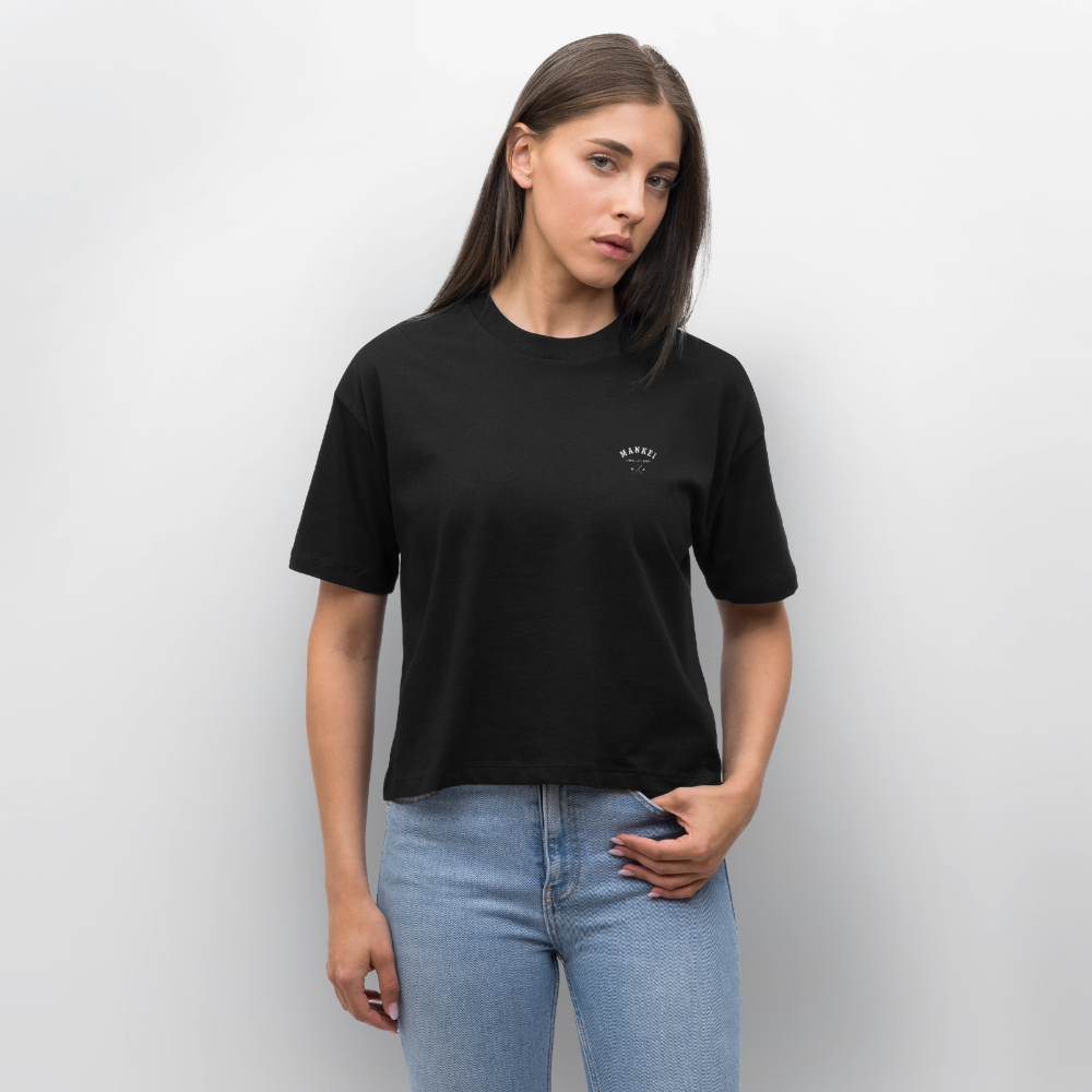 Mankei Classic -  Boxy Bio-T-Shirt - Schwarz
