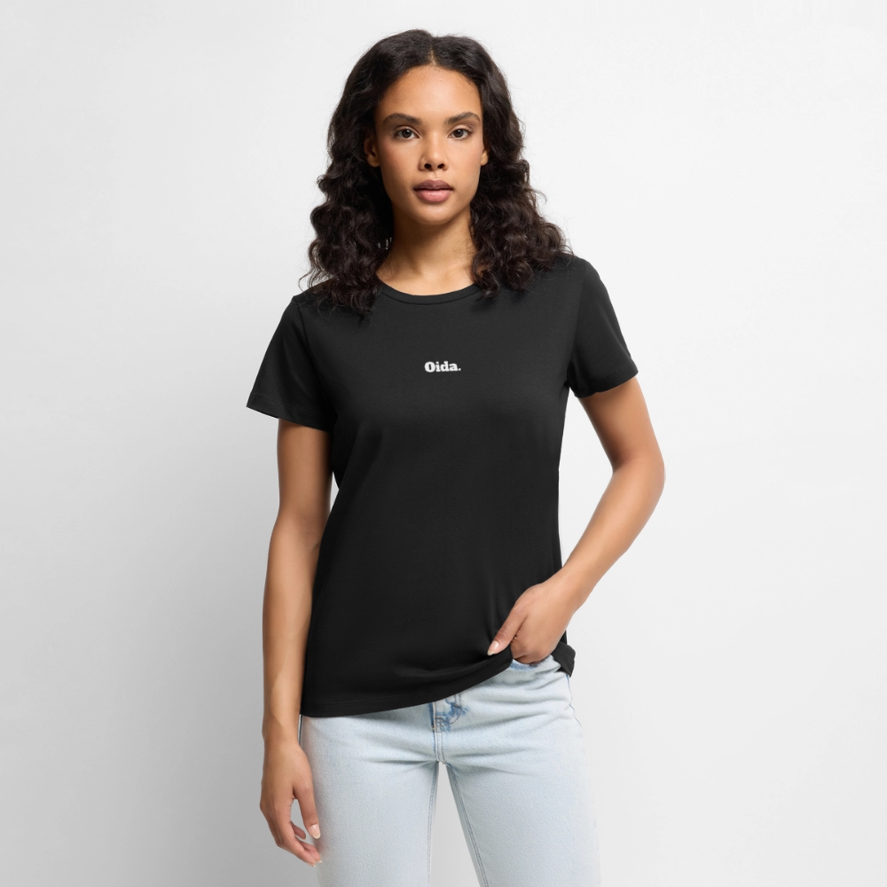 Frauen Premium T-Shirt Oida. - Schwarz