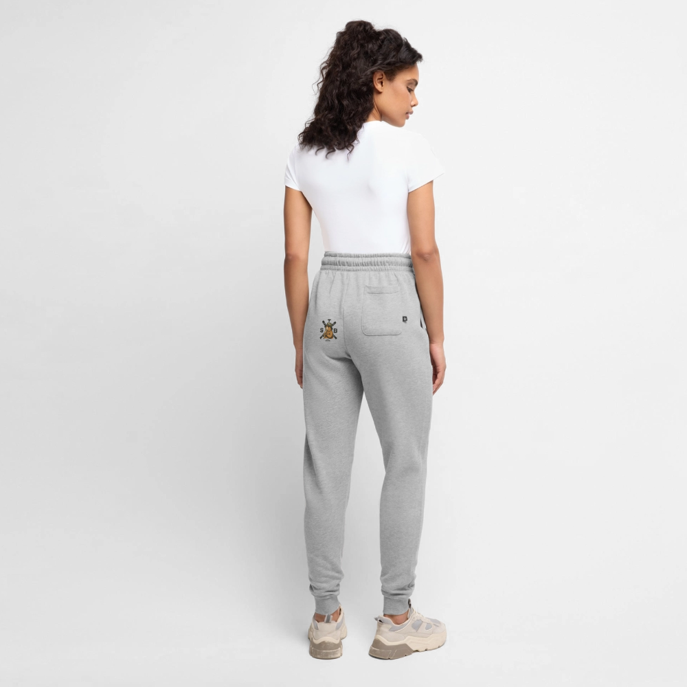 STB x Mankei - Frauen Premium Bio Jogginghose - Grau meliert