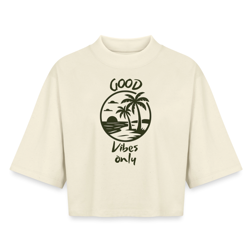 Good Vibes only - Boxy 1/2 Sleeved T-Shirt