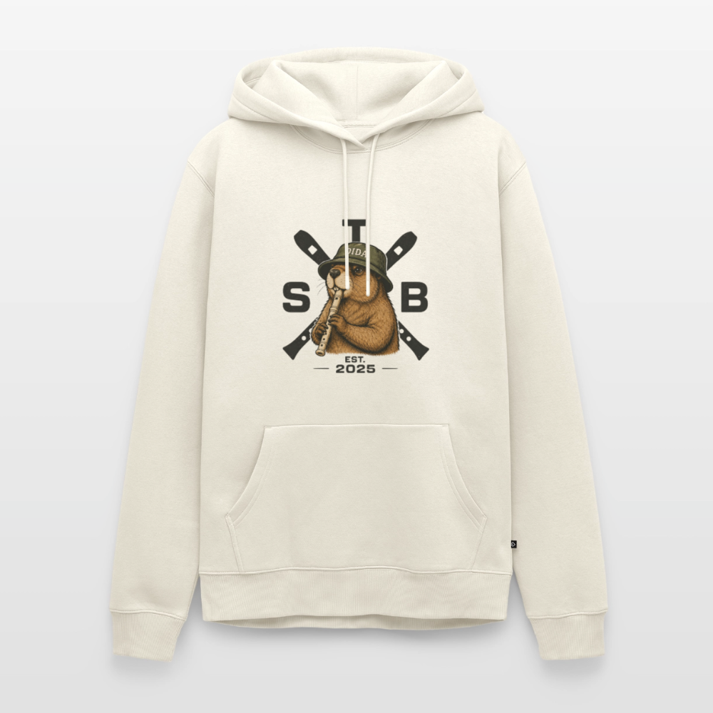 Simon the Bridge - Männer Premium Hoodie - Naturweiß