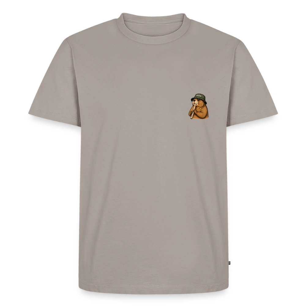 STB x Mankei Backprint - Männer Premium T-Shirt - Taupe