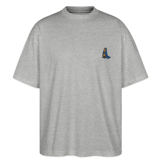 Mankei Schlafshirt - Oversized Unisex Bio T-Shirt - Grau meliert