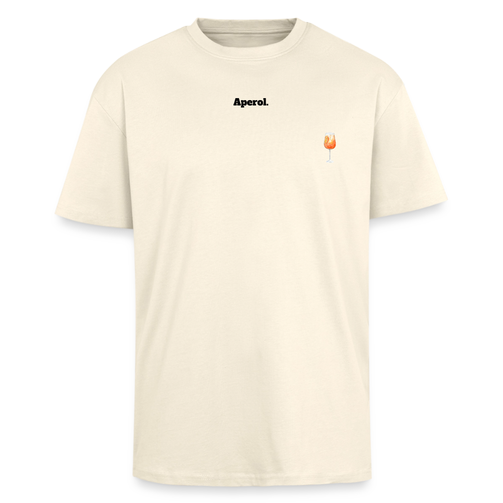 Aperol. - Oversized Heavyweight Unisex T-Shirt - Creme