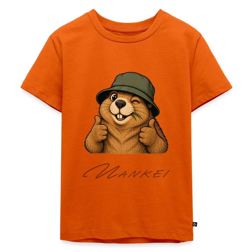 Mankei - Kinder Premium T-Shirt - Orange 