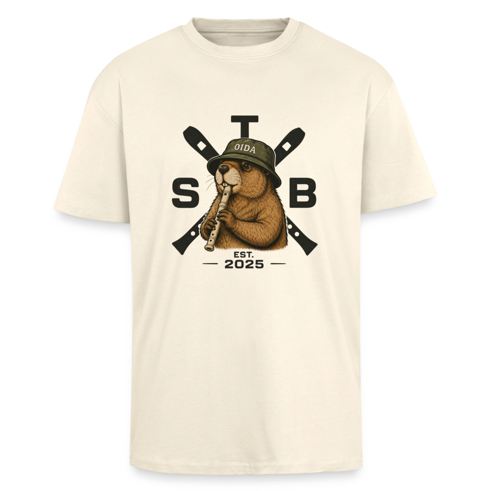 STB x Mankei - Oversized Unisex T-Shirt - Creme