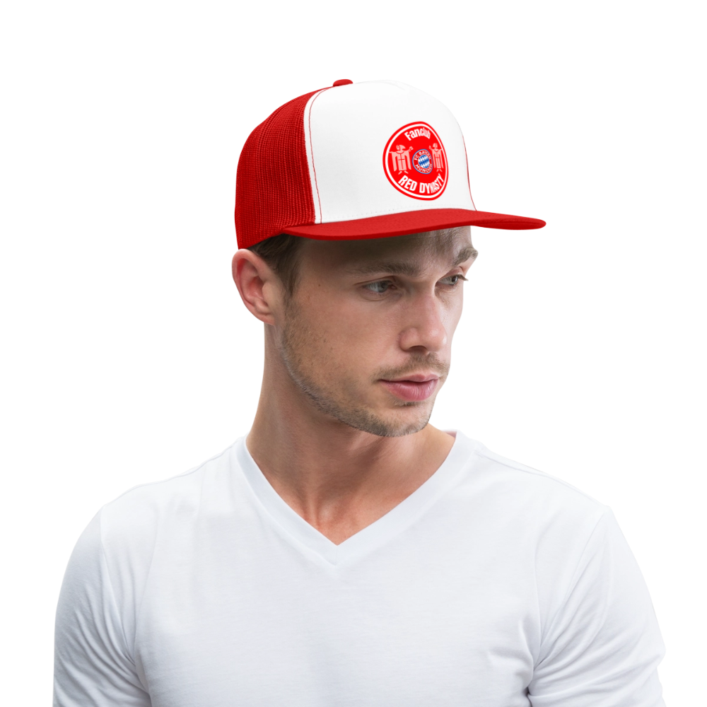 Red Dynasty - Trucker Cap - Weiß/Rot