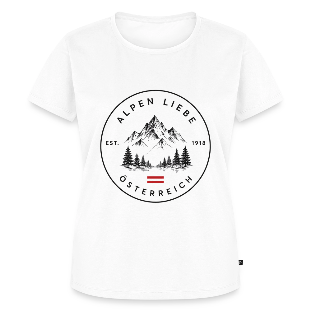 Alpenliebe - Damen T-Shirt - Weiß