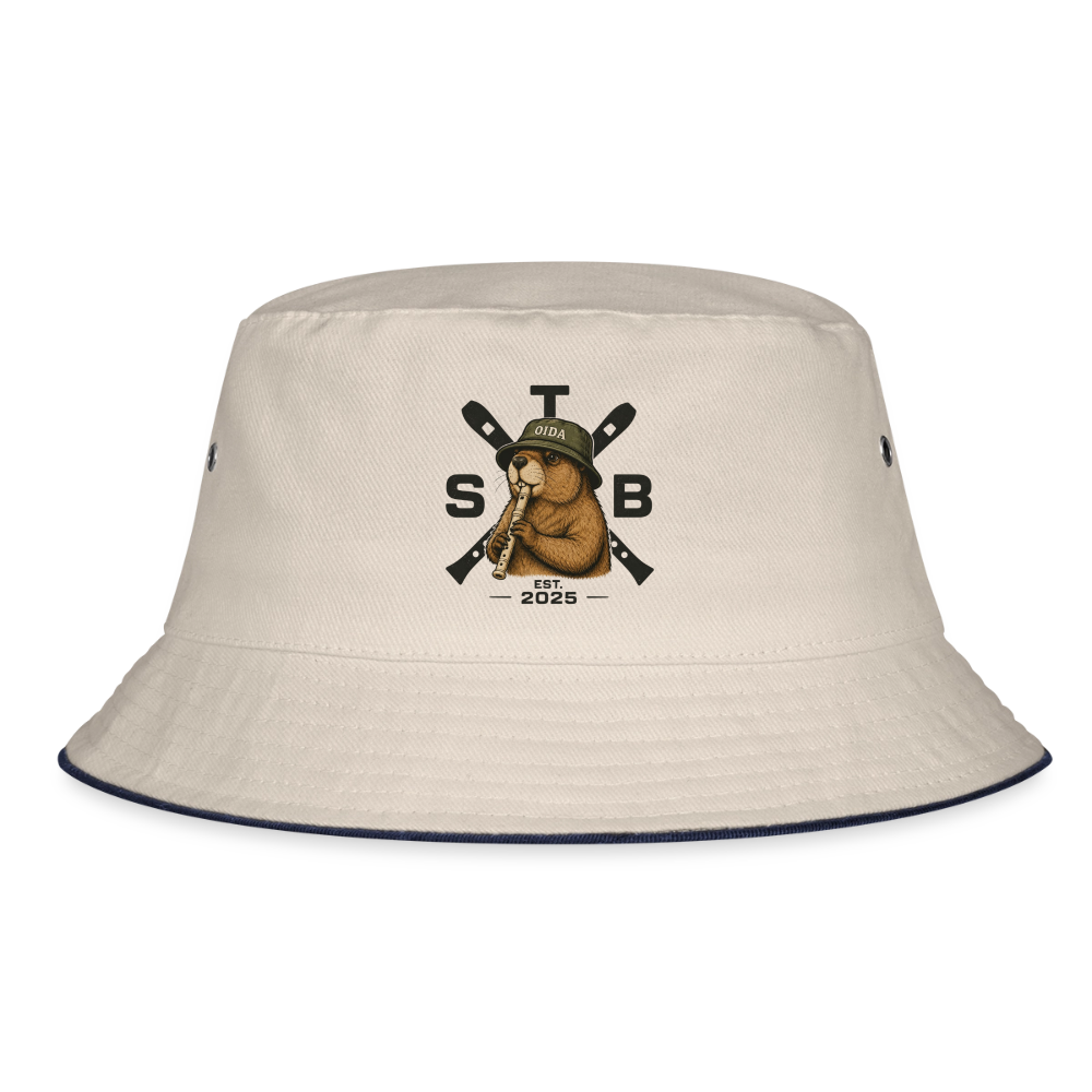 STB x Mankei - Bucket Hat - Natur/Navy