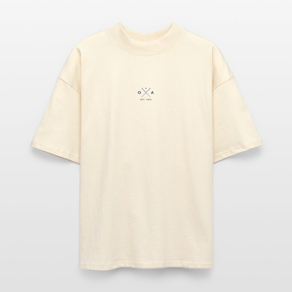 LÄSSIG - OVERSIZED WOMEN's BIO TEE - Natur
