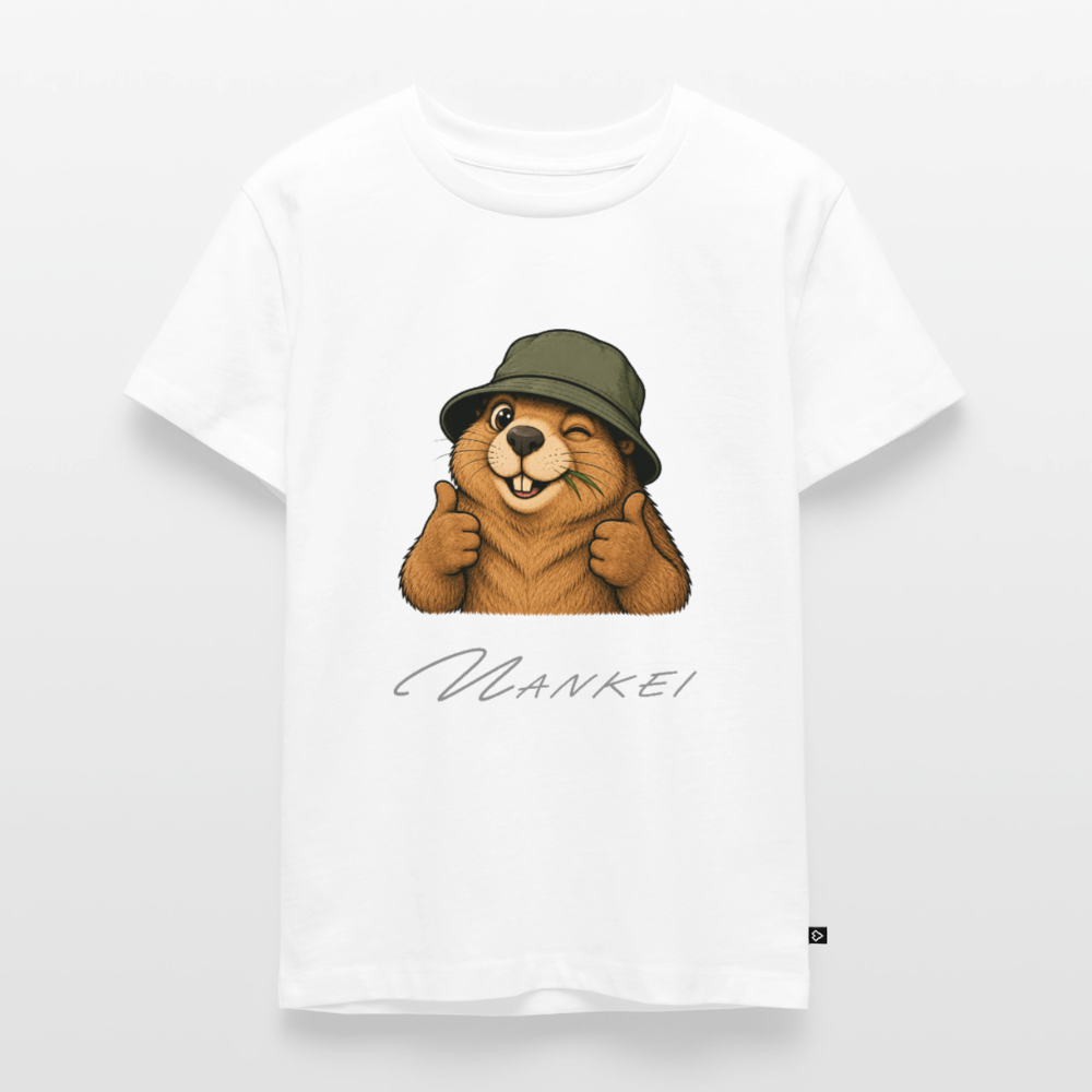 Mankei - Kinder Premium T-Shirt - Weiß