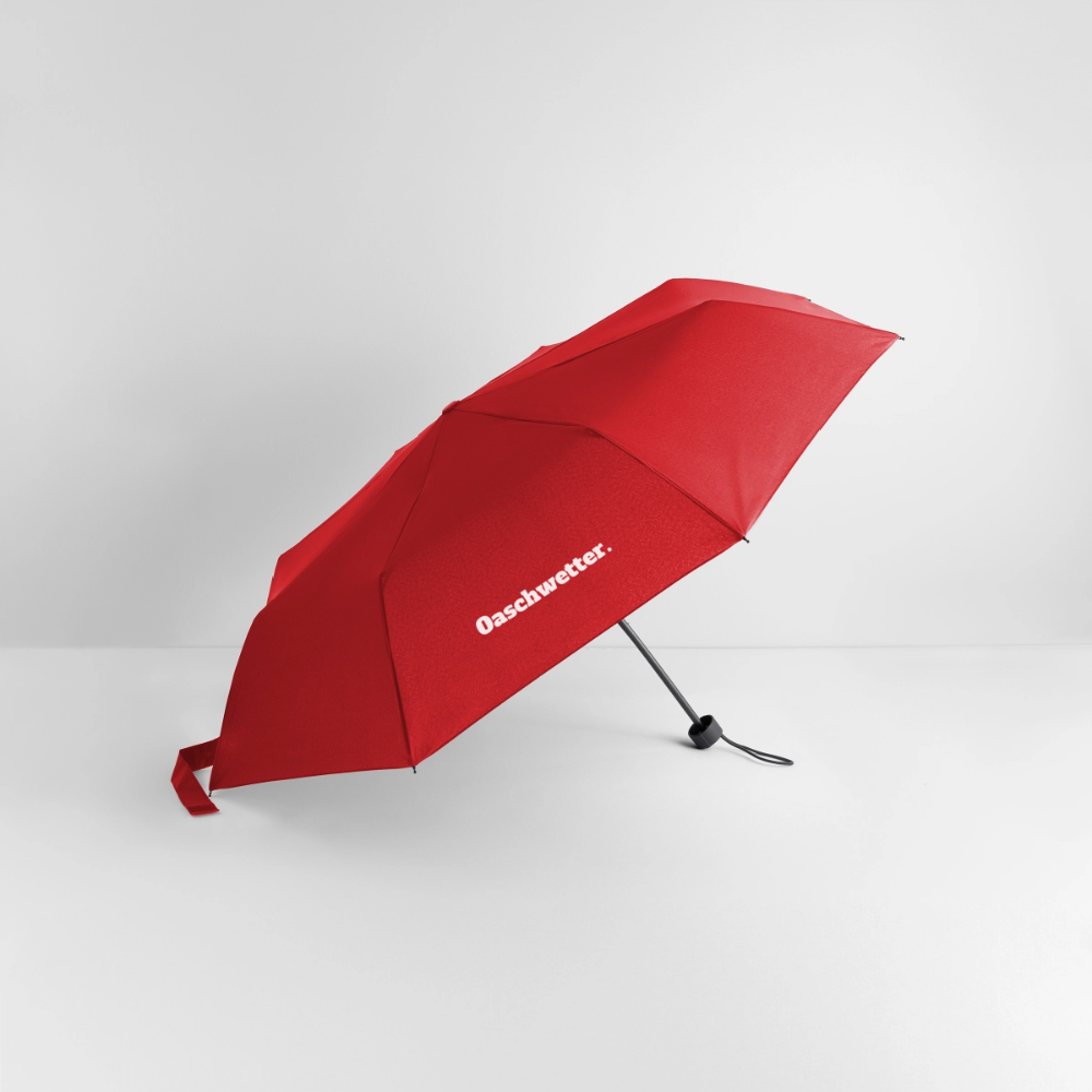 Regenschirm Oaschwetter. - Rot