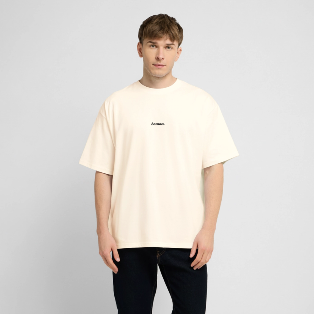 Lemon - Oversized  T-Shirt - Creme