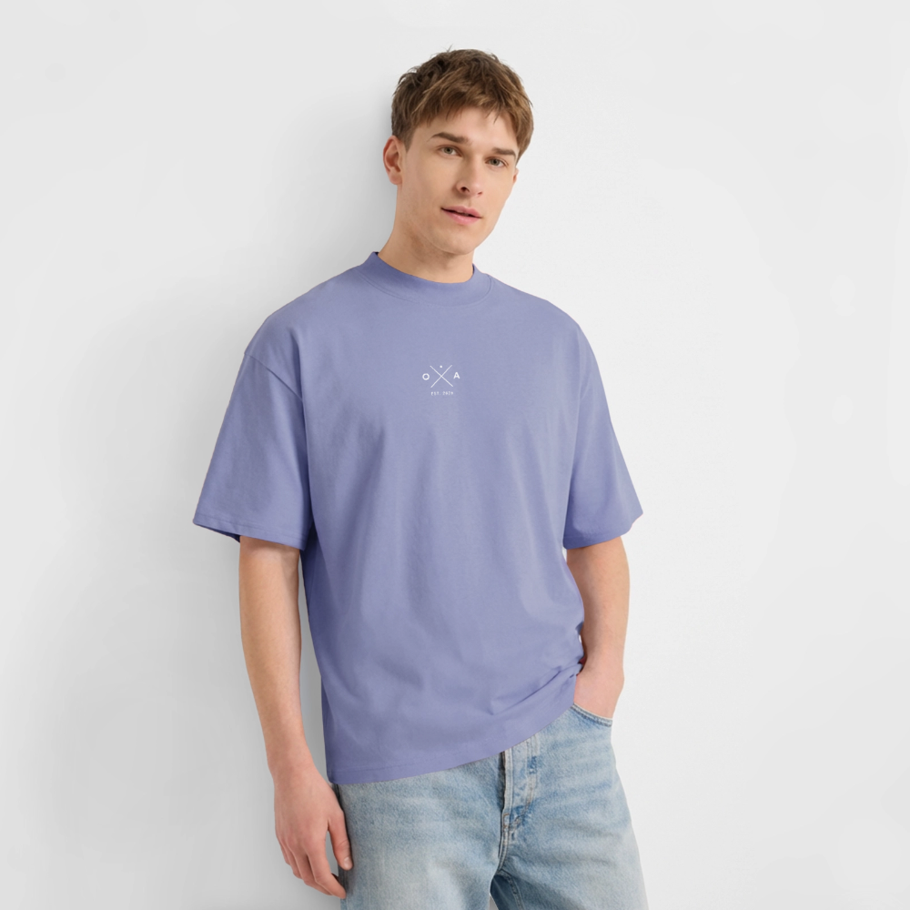 HABE DERE - OVERSIZED MEN's TEE - Violett