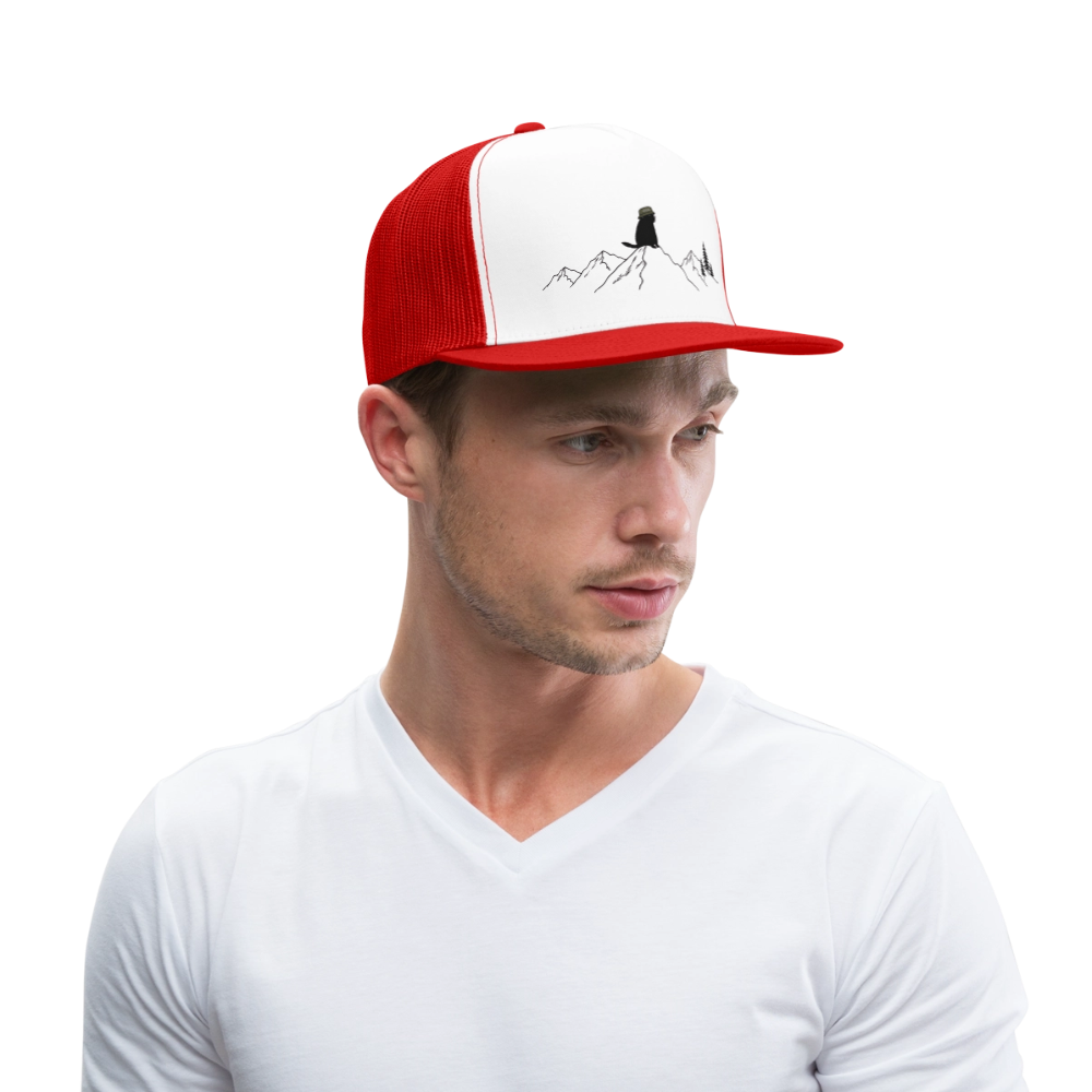 Mankei - Trucker Cap - Weiß/Rot
