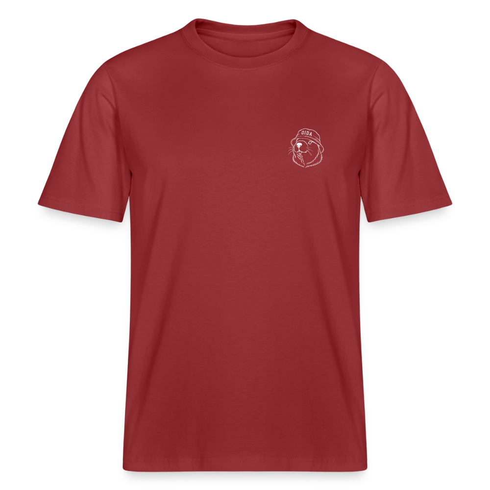 Finline Mankei - RELAXED FIT Organic T-Shirt - Erdrot