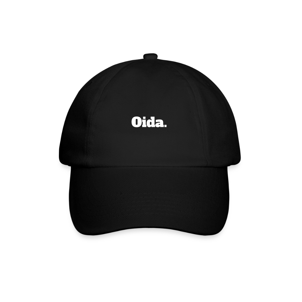 Baseballkappe Oida. - Schwarz/Schwarz