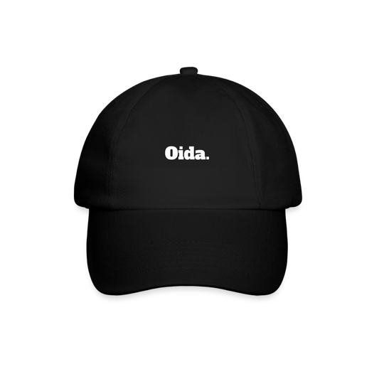 Baseballkappe Oida. - Schwarz/Schwarz