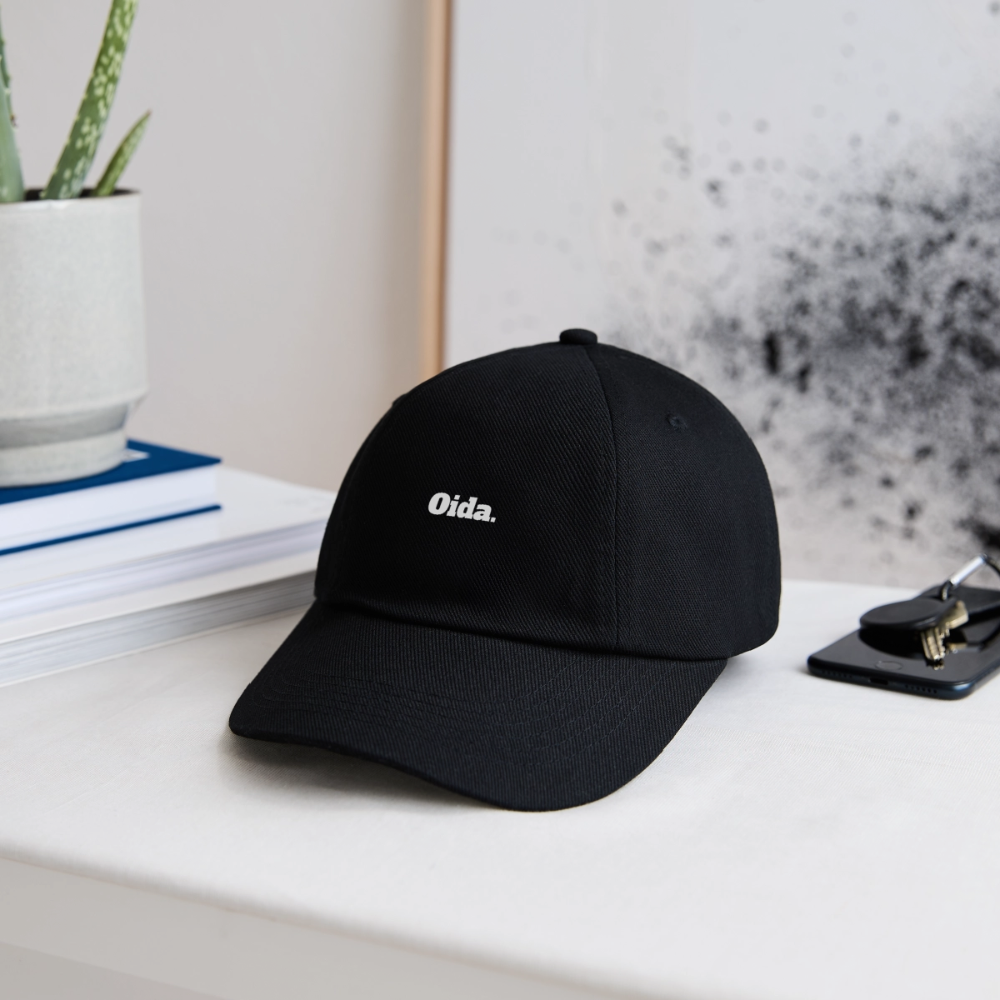 Baseballkappe Oida. - Schwarz/Schwarz