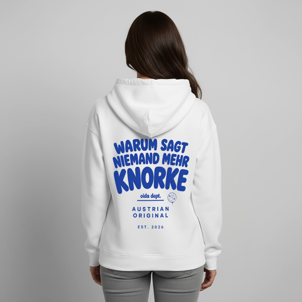Knorke? - Oversized Frauen Hoodie - Weiß