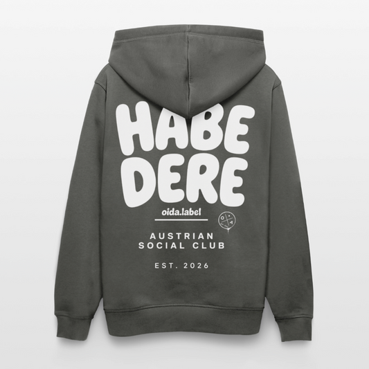 Habe Dere - Männer Bio-Hoodie - Anthrazit