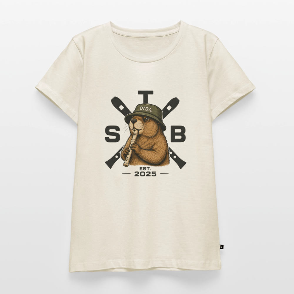 STB x Mankei - Frauen Premium T-Shirt - Naturweiß