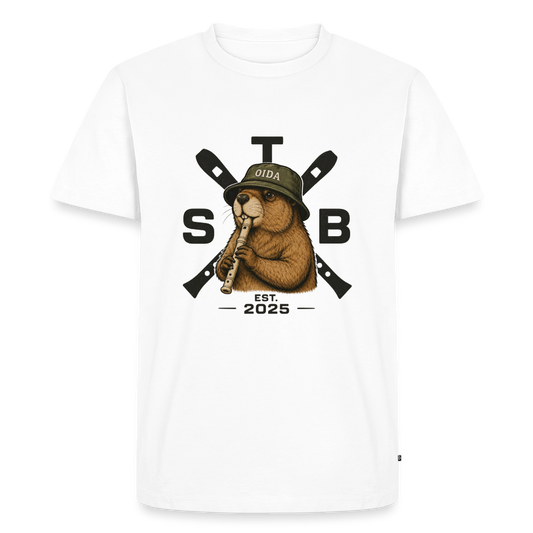 Simon the Bridge - Männer Premium T-Shirt - Weiß